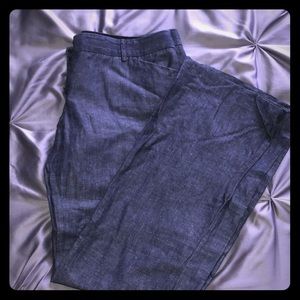 Express editor dress/linen pant